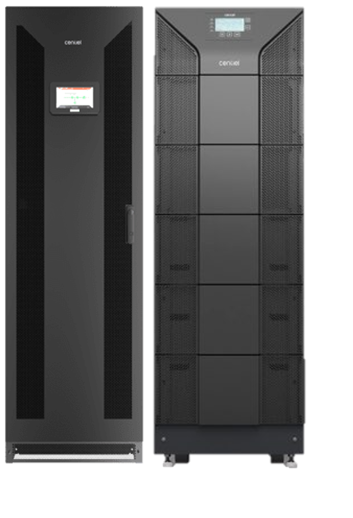 OCR Maintenance Électronique sélectionne la série d'onduleurs Premium Tower Centiel pour ses clients. Le modèle est un onduleur triphasé 10 - 250 kW